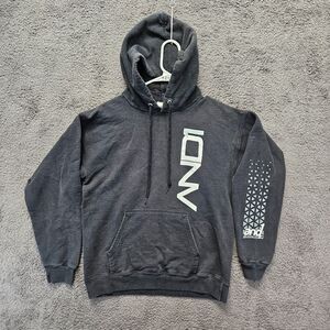 Vintage And1 Hoodie Pullover Mens Size Small‎ Black Sweatshirt